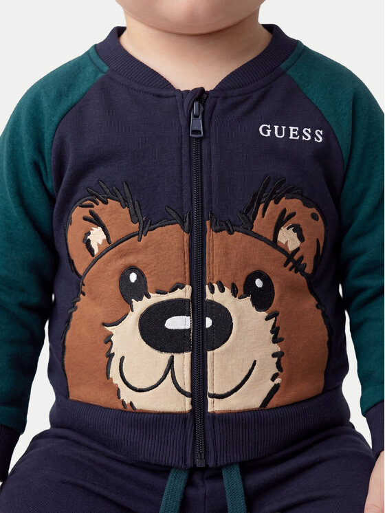 Guess Guess Dres I6YG09 K4032 Granatowy Regular Fit