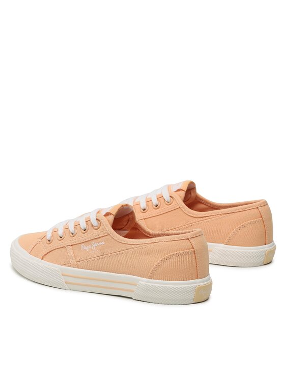 Pepe Jeans Pepe Jeans Tenisówki Brady Basic W PLS31287 Pomarańczowy