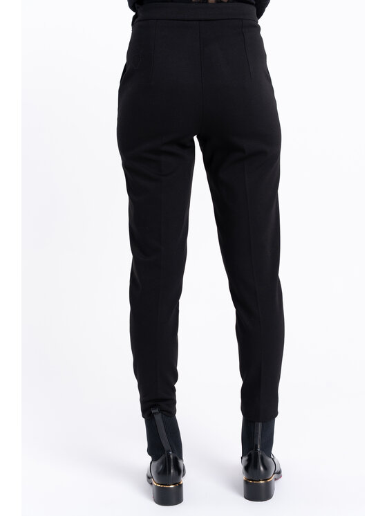 CLICK CLICK Παντελόνι υφασμάτινο 30-453 Μαύρο Tapered Fit