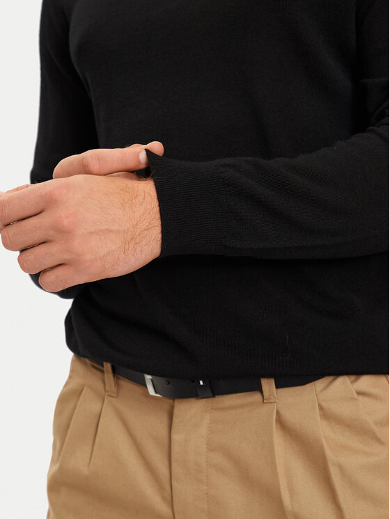 Liu Jo Liu Jo Rollkragenpullover QXX006 MA27P Schwarz Regular Fit