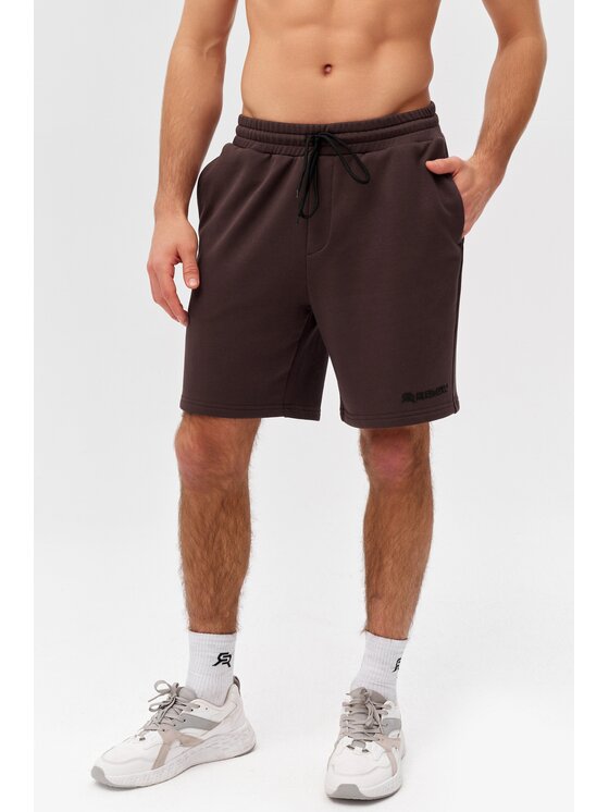 ROUGH RADICAL ROUGH RADICAL Pantaloncini sportivi COTTON ACTIVE SHORTS MEN Marrone Regular Fit