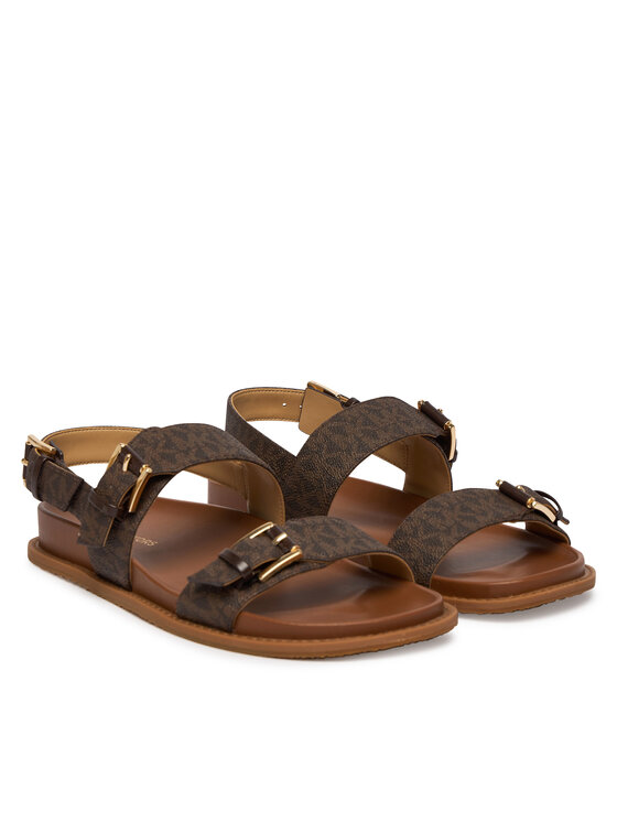 MICHAEL Michael Kors MICHAEL Michael Kors Sandały Nia Flat 40S6NIFS2B Brązowy