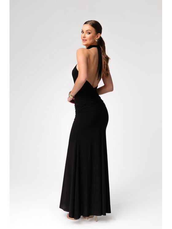 Aurora Aurora Sukienka wieczorowa Alice Czarny Feminine Fit