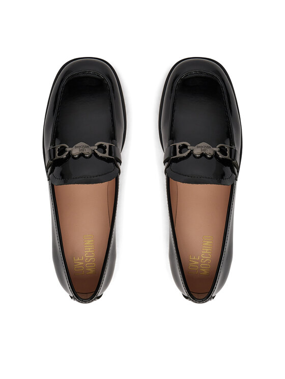 LOVE MOSCHINO LOVE MOSCHINO Loafersy JA10012G1MIH000B Černá