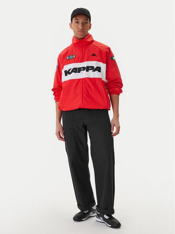 Kappa Kappa Geacă de vânt Authentic Sullix 382568W Roșu Oversize