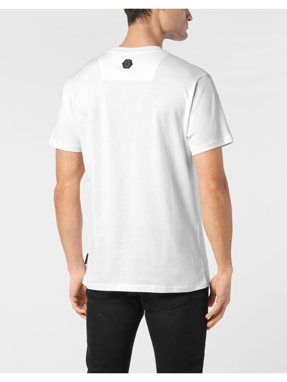 PHILIPP PLEIN PHILIPP PLEIN T-Shirt 23519 Biały Regular Fit