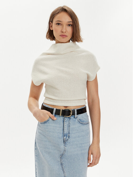 Gina Tricot Gina Tricot Blúz 22932 Ekru Regular Fit