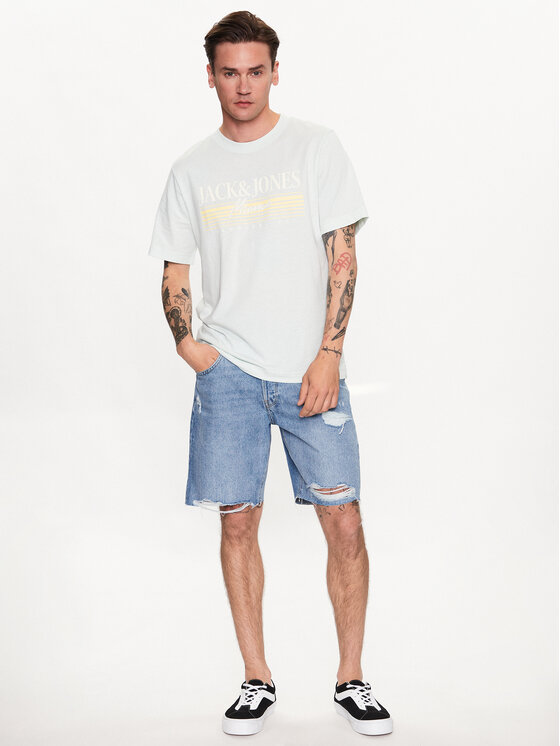Only & Sons Only & Sons Džínsové šortky 22024981 Modrá Loose Fit
