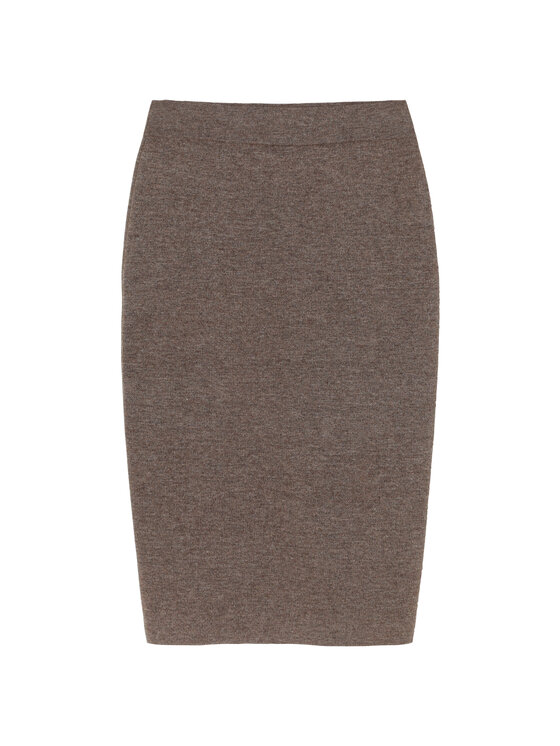 TATUUM TATUUM Spódnica midi GEMETA 1 Beżowy Close Fit