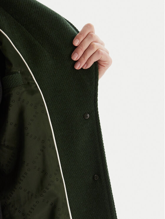 Guess Guess Cappotto di transizione W5BL25 W2672 Verde Regular Fit
