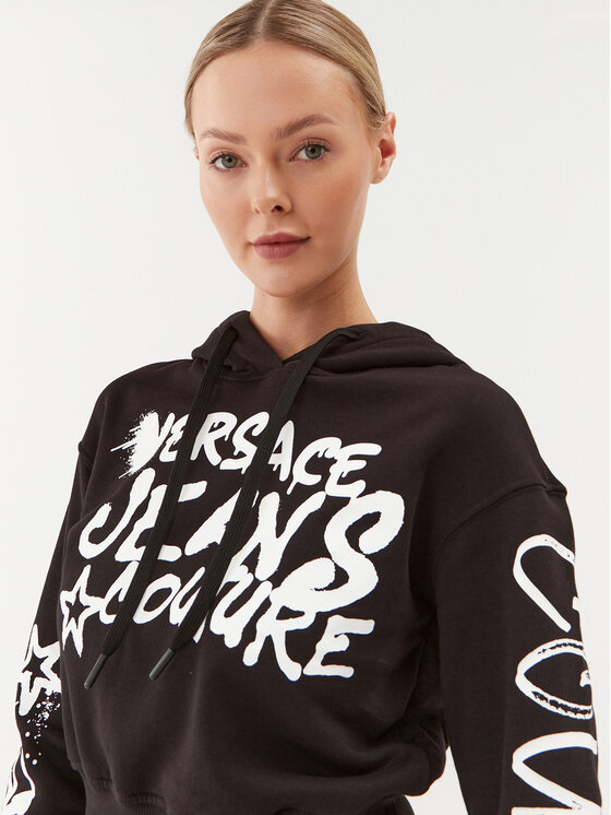 Versace Jeans Couture Versace Jeans Couture Sweatshirt 75HAIT16 Schwarz Regular Fit
