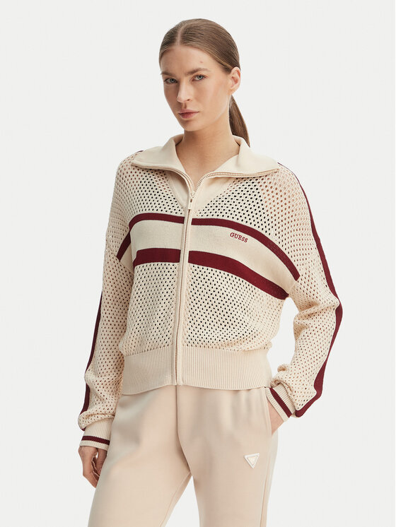 Guess Guess Strickjacke V6GR08 Z0729 Beige Regular Fit