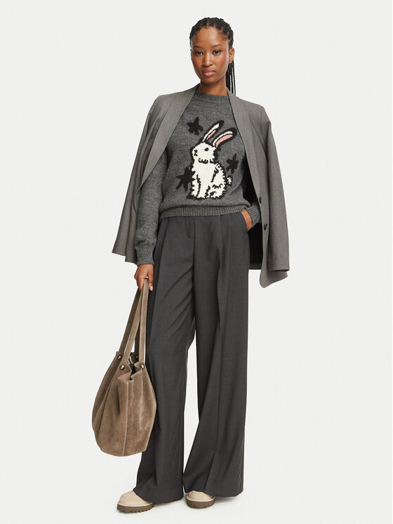Weekend Max Mara Weekend Max Mara Пуловер Nitra 2625366272 Сив Regular Fit
