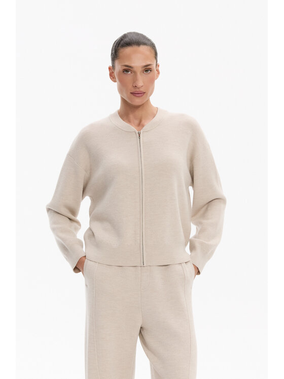 Deni Cler Milano Deni Cler Milano Bluza T-DC-W257-F5-90-81-1 Beżowy Regular Fit