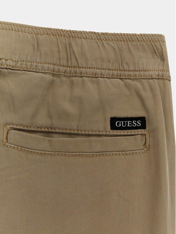 Guess Guess Παντελόνι υφασμάτινο 164073 Μπεζ Regular Fit