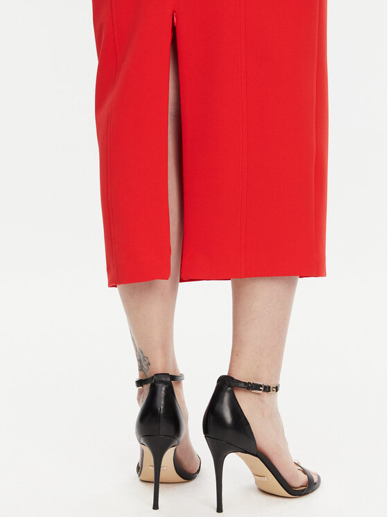 ACCESS FASHION ACCESS FASHION Cocktail obleka 53-3403-218 Rdeča Regular Fit