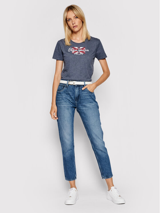 Pepe Jeans Džinsai Violet PL201742 Tamsiai mėlyna Regular Fit • Modivo.lt
