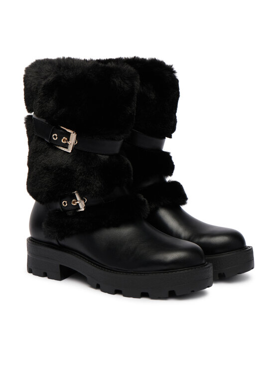 Guess Guess Μποτάκια FLFYAF FUR10 Μαύρο