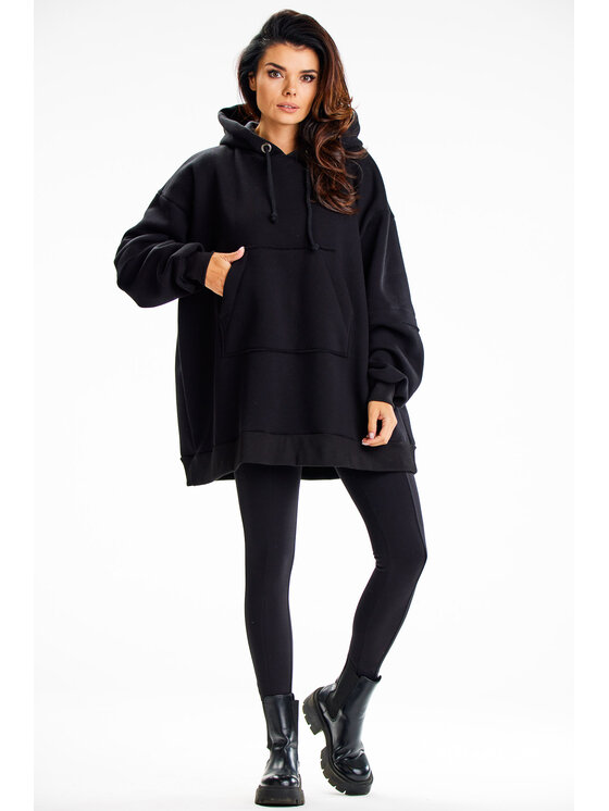 Infinite You Infinite You Felpa M332 Nero Basic Fit