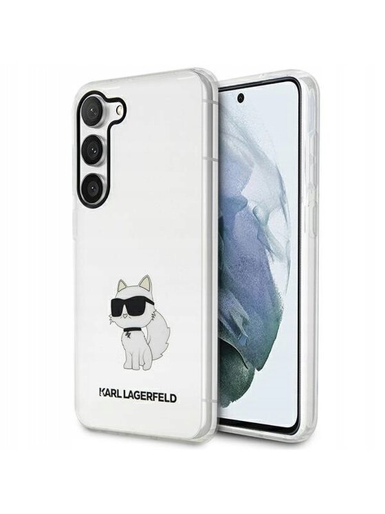 Etui na telefon KARL LAGERFELD, Przezroczysty, Ikonik Choupette