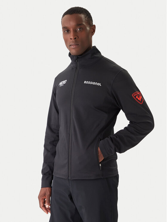 Rossignol Rossignol Суитшърт от техническо трико Hero RLOML01 Черен Slim Fit