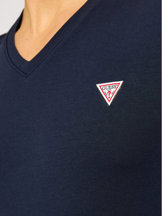 Guess Guess Marškinėliai M1RI32 J1311 M1RI32 J1311 Tamsiai mėlyna Super Slim Fit