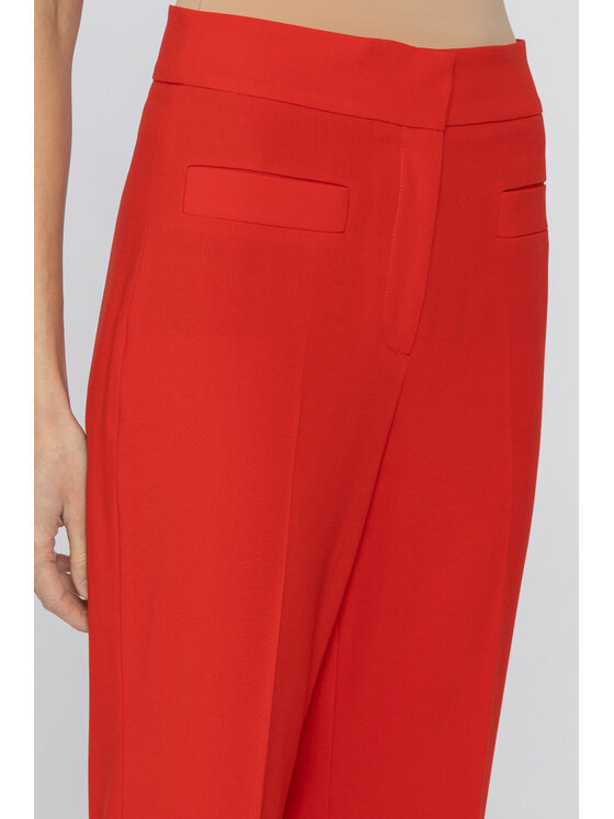 Deni Cler Milano Deni Cler Milano Spodnie materiałowe W-DC-5212-D2-A2-30-1 Czerwony Regular Fit