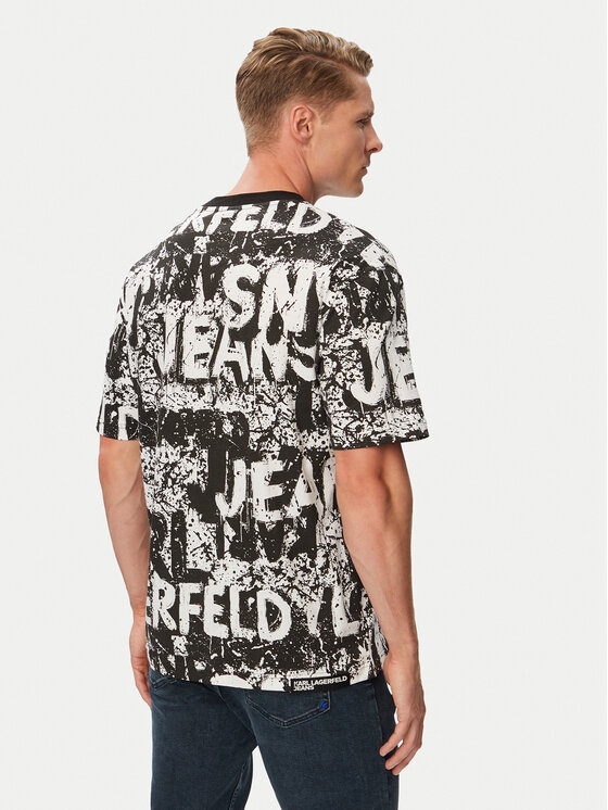 Karl Lagerfeld Jeans Karl Lagerfeld Jeans T-Shirt B3M17033 Kolorowy Relaxed Fit