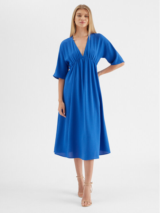 Noisy May Φόρεμα καθημερινό Ellen 27027117 Μπλε Loose Fit | Modivo.gr