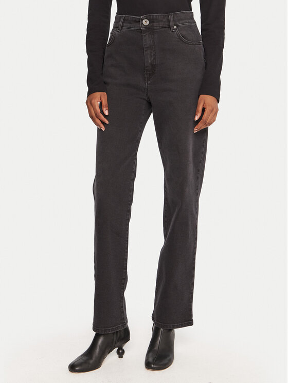 Weekend Max Mara Weekend Max Mara Джинси Cinese 2525186012 Чорний Straight Fit