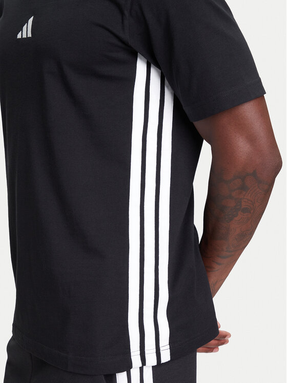 adidas adidas T-shirt Essentials 3-Stripes JD1906 Crna Regular Fit
