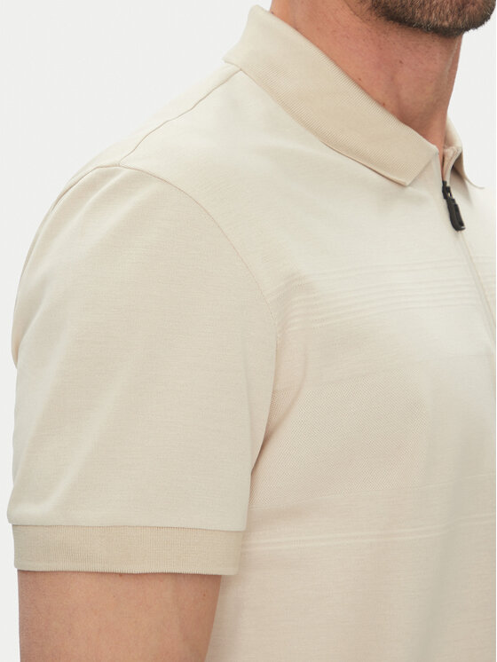 BOSS BOSS Polo Philix Pima 50538177 Beżowy Regular Fit