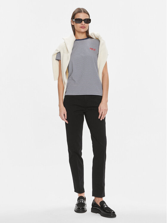 United Colors Of Benetton United Colors Of Benetton Chino kalhoty 4GD7DF061 Černá Regular Fit