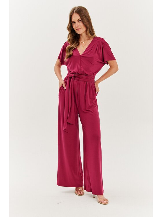 NAOKO NAOKO Overal Mulberry Dream Bordová Regular Fit