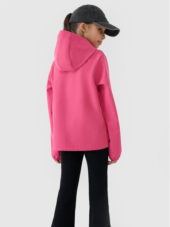 4F 4F Kurtka softshell 4FJWSS25TSOFF305-54S Różowy Regular Fit
