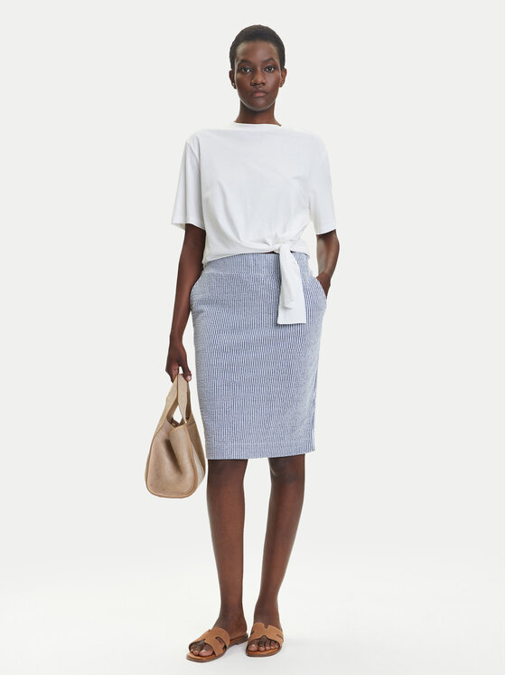 Olsen Olsen Suknja olovka 16001511 Plava Slim Fit