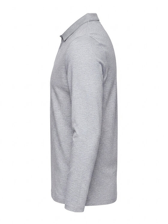 Ombre Ombre Longsleeve L174 Biały Regular Fit