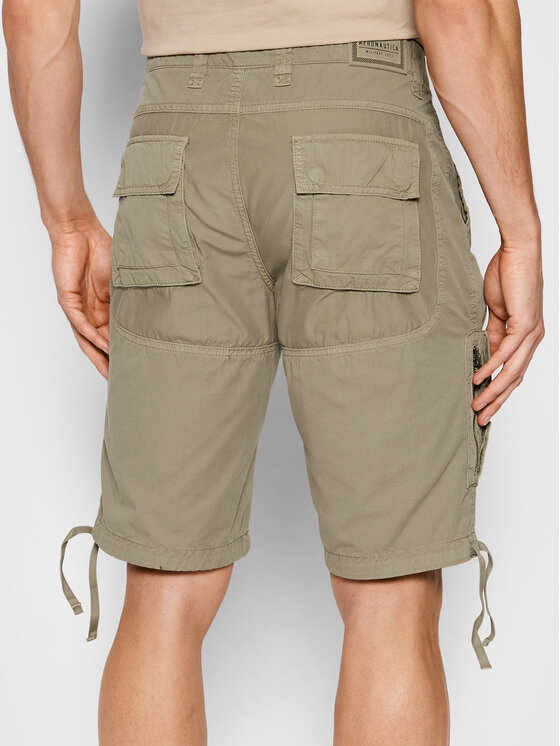 Aeronautica Militare Aeronautica Militare Pantaloncini di tessuto 221BE041CT1122 Beige Regular Fit