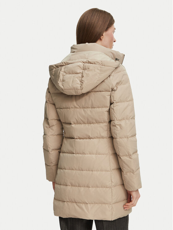 Tommy Hilfiger Tommy Hilfiger Žieminė striukė Heritage Tyra WW0WW51563 Smėlio Regular Fit