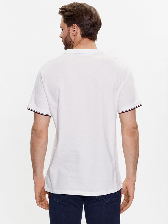 Tommy Hilfiger Tommy Hilfiger Тишърт UM0UM02808 Бял Regular Fit