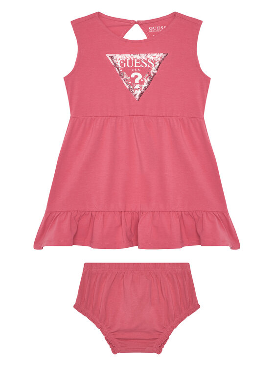 Guess Rochie de zi A5GK06 K6YW4 Portocaliu Regular Fit