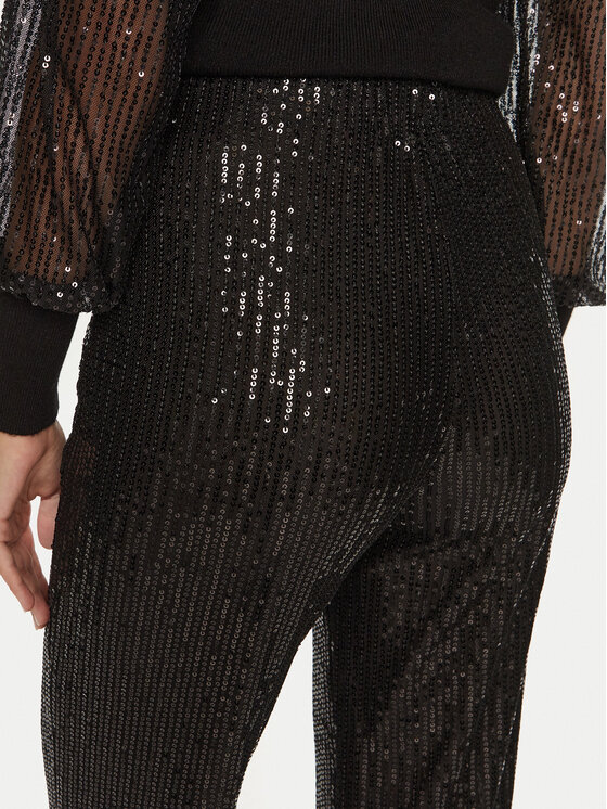 ONLY ONLY Spodnie materiałowe New Goldie 15336586 Czarny Regular Fit