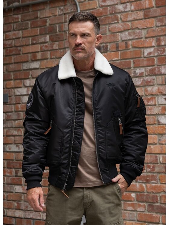 PITBULL PITBULL Kurtka zimowa HARWOOD MA Czarny Regular Fit