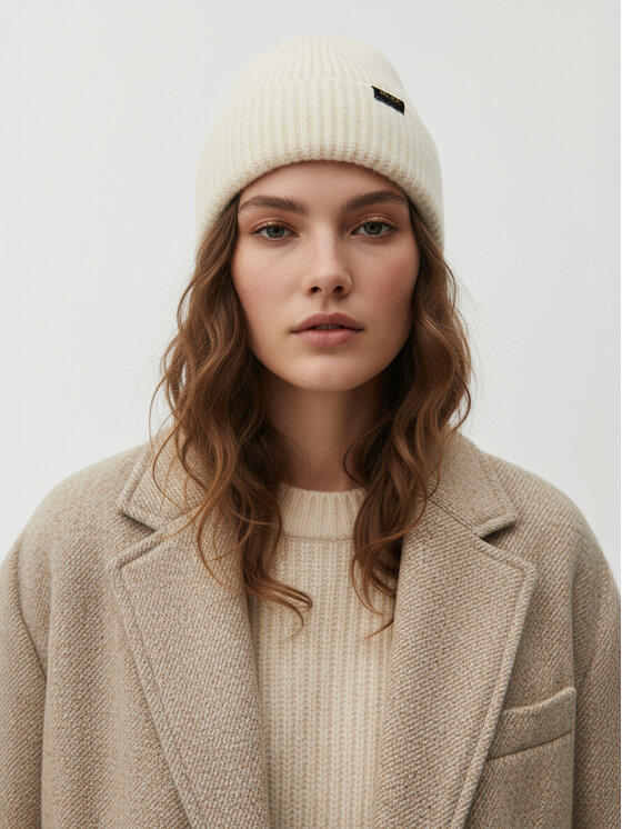 MEXX MEXX Czapka CEO-MEXX-W3-001-AW26 Beżowy jasny