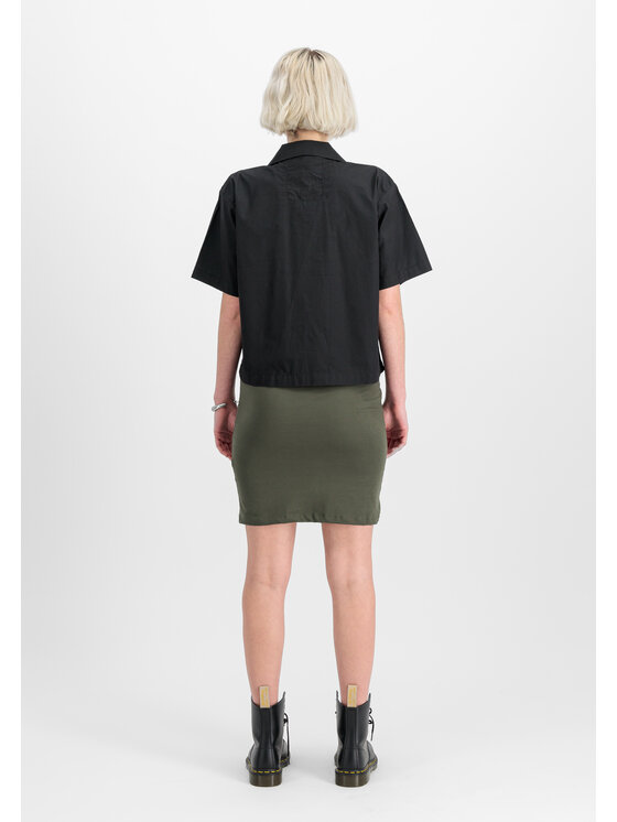 Alpha Industries Alpha Industries Koszula Short Sleeve Cargo Shirt Women Czarny Loose Fit