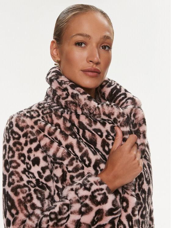 Guess Guess Pelzmantel W2BL92 WF2P0 Bunt Regular Fit