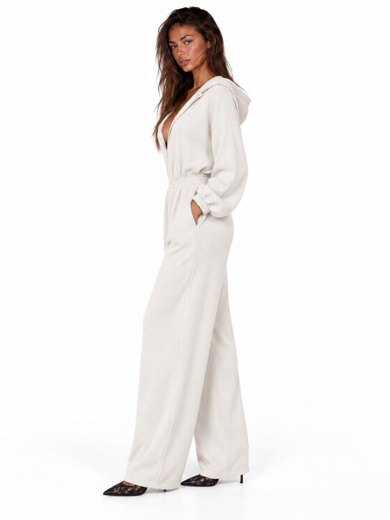 Agatha Studio Agatha Studio Kombinezon A26SS-AB-K07 Biały Oversize
