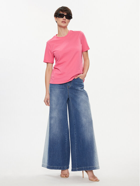 Pieces Pieces Tričko Ria 17086970 Ružová Regular Fit