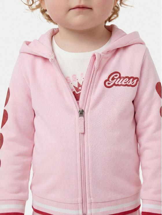 Guess Guess Dres K6YG01 K3837 Różowy jasny Regular Fit