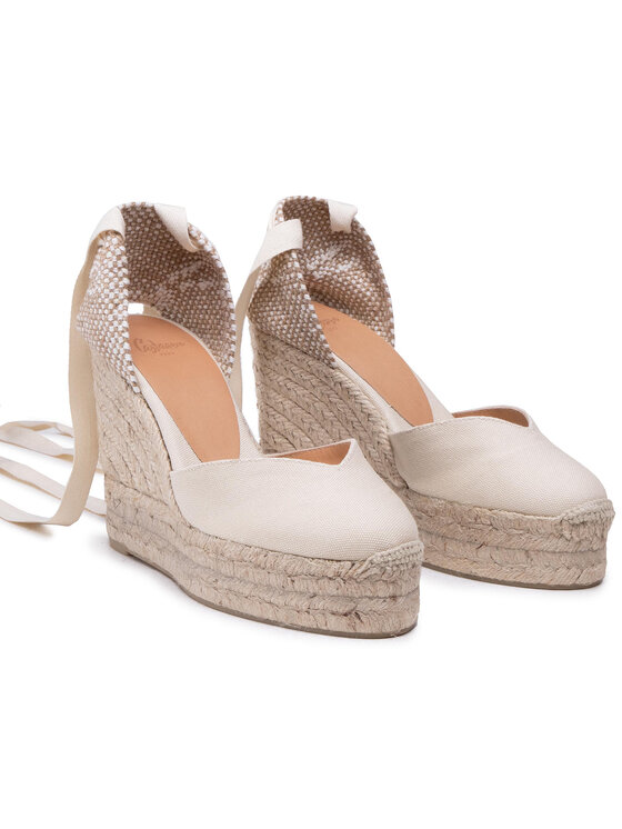 Castañer Castañer Espadrilky Chiara/8ED/001 020992-203-35 Biela